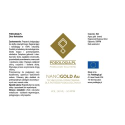 Złoto niejonowe koloidalne NanoGOLD PP